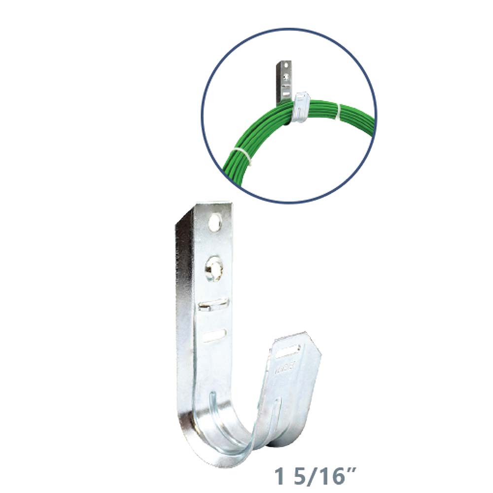 Universal Wall Mount J-Hook Cable Support Wire Management System (Set of 25) Universal Wall Mount J-Hook Cable Support Wire Management System (Set of 25)